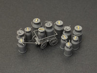 1/35 Mini Art - Milk Cans with Small Cart - 35580