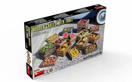 1/35 Mini Art - Wooden Crates with Fruit - 35628 - MPM Hobbies