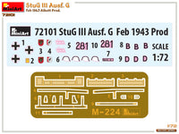 1/72 Mini Art - Stug III Ausf. G Feb 1943 Prod - 72101