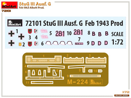 1/72 Mini Art - Stug III Ausf. G Feb 1943 Prod - 72101