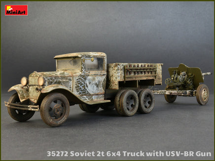 1/35 Mini Art - Soviet 2T 6x4 Truck & 76-mm USV-BR Gun - 35272