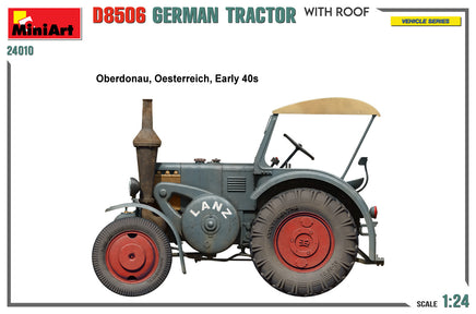 1/24 Mini Art - German Tractor D8506 with Roof - 24010