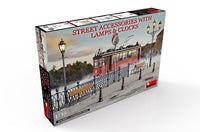 1/35 Mini Art - Street Accessories with Lamps & Clocks - 35639