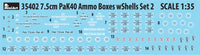 1/35 Mini Art - 7.5cm Pak40 Ammo Boxes with Shells Set 2 - 35402