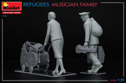 1/35 Mini Art - Refugees Musician Family - 38084