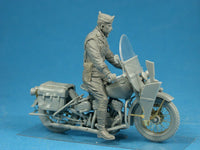 1/35 Mini Art - U.S. Military Policeman with Motorcycle - 35168 - MPM Hobbies