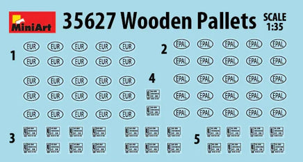 1/35 Mini Art - Wooden Pallets - 35627 - MPM Hobbies