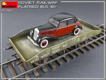 1/35 Mini Art - Soviet Railway Flatbed 16.5-18T - 35303