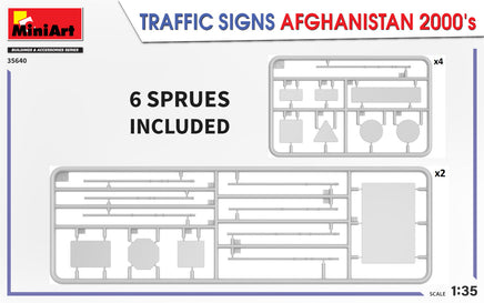 1/35 Mini Art - Traffic Signs Afghanistan 2000’s - 35640