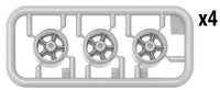 1/35 Mini Art - M3/M4 Roadwheels Set Welded Type And Pressed Type - 35220 - MPM Hobbies