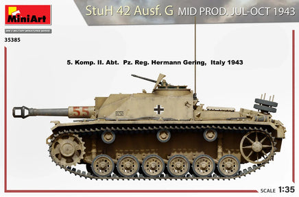 1/35 Mini Art - StuH 42 Ausf. G Mid Prod. Jul-Oct 1943 - 35385 - MPM Hobbies