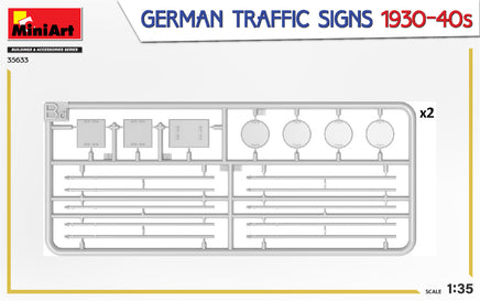 1/35 Mini Art - German Traffic Signs 1930-40's - 35633