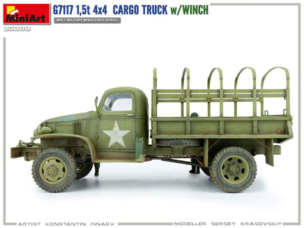 1/35 Mini Art - G7117 1.5T 4x4 Cargo Truck w/Winch - 35389