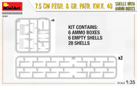 1/35 Mini Art - 7.5 cm Pzgr. & Gr. Patr. Kw.K. 40 - 35381 - MPM Hobbies