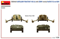 1/35 Mini Art - German Artillery Tractor T-60 (r) & Crew - 35395
