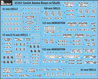 1/35 Mini Art - Soviet Ammo Boxes with Shells - 35261