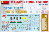 1/35 Mini Art - Italian Petrol Station 1930-40's - 35620