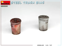 1/35 Mini Art - Steel Trash Bins - 35636