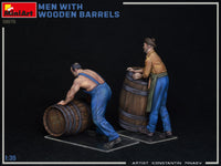 1/35 Mini Art - Men with Wooden Barrels - 38070