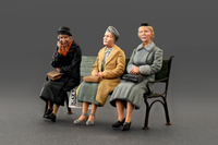 1/35 Mini Art - German Sitting Civilians 1930-40's - 38006