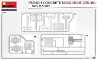 1/35 Mini Art - French Concrete Road Signs 1930-40’s Normandy - 35669
