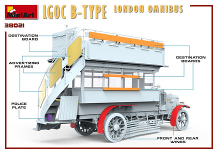 1/35 Mini Art - LGOC B-Type London Omnibus - 38021