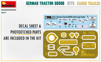 1/35 Mini Art - German Tractor D8506 with Cargo Trailer - 35317