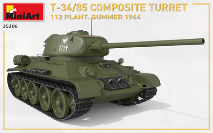1/35 Mini Art - T-34/85 Composite Turret 112 Plant Summer 1944 - 35306