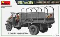 1/35 Mini Art - G7107 w/Crew 1.5T 4x4 Cargo Truck w/Metal Body - 35383