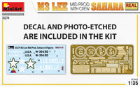1/35 Mini Art - M3 Lee Mid Prod. Sahara with Crew - 35274
