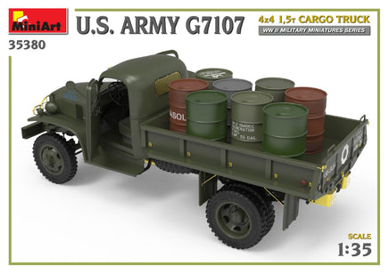1/35 Mini Art - U.S. Army G7107 4x4 1.5T Cargo Truck - 35380