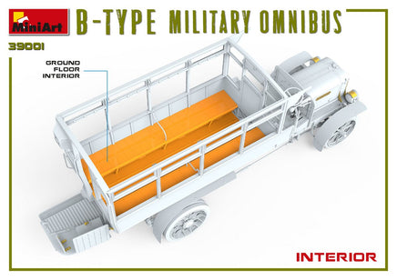 1/35 Mini Art B-Type Military Omnibus - 39001