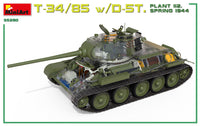 1/35 Mini Art - T-34/85 w/D-5T Plant 112 Spring 1944 - 35290