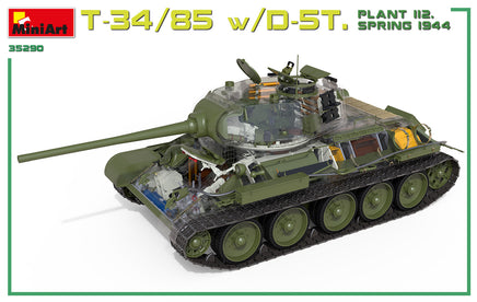 1/35 Mini Art - T-34/85 w/D-5T Plant 112 Spring 1944 - 35290