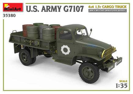1/35 Mini Art - U.S. Army G7107 4x4 1.5T Cargo Truck - 35380