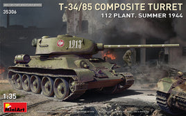1/35 Mini Art - T-34/85 Composite Turret 112 Plant Summer 1944 - 35306