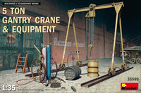 1/35 Mini Art - 5 Ton Gantry Crane & Equipment - 35589