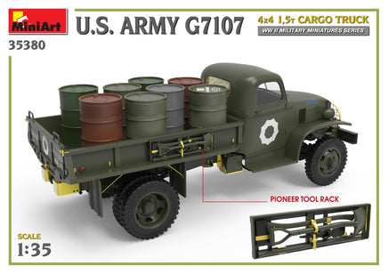 1/35 Mini Art - U.S. Army G7107 4x4 1.5T Cargo Truck - 35380