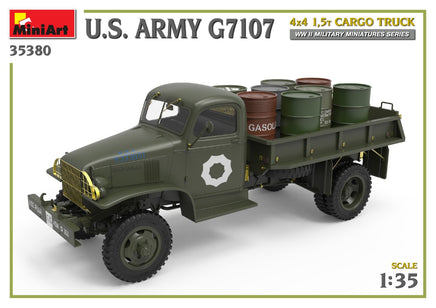 1/35 Mini Art - U.S. Army G7107 4x4 1.5T Cargo Truck - 35380