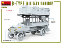 1/35 Mini Art B-Type Military Omnibus - 39001