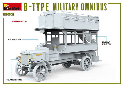 1/35 Mini Art B-Type Military Omnibus - 39001
