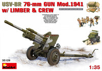 1/35 Mini Art - USV-BR 76mm Gun Mod. 1941 w/Limber and Crew - 35129