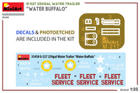 1/35 Mini Art - G-527 250Gal Water Trailer “Water Buffalo” - 35458