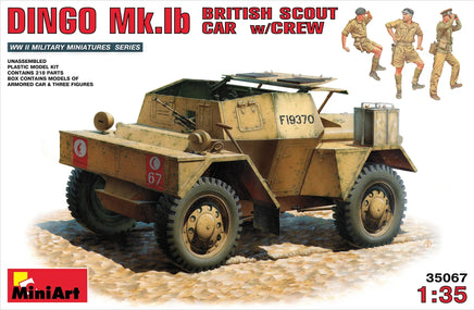 1/35 Mini Art - DINGO Mk.1B British Scout Car with Crew - 35067 - MPM Hobbies