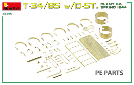 1/35 Mini Art - T-34/85 w/D-5T Plant 112 Spring 1944 - 35290