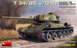 1/35 Mini Art - T-34/85 w/D-5T Plant 112 Spring 1944 - 35290