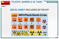 1/48 Mini Art - Plastic Barrels & Cans - 49010