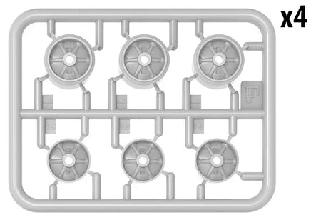 1/35 Mini Art - M3/M4 Roadwheels Set Welded Type And Pressed Type - 35220 - MPM Hobbies