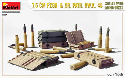 1/35 Mini Art - 7.5 cm Pzgr. & Gr. Patr. Kw.K. 40 - 35381 - MPM Hobbies