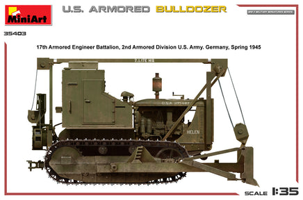 1/35 Mini Art - U.S. Armored Bulldozer - 35403